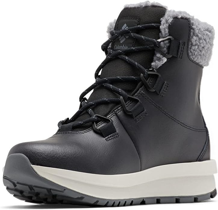 black winter hiking boot 